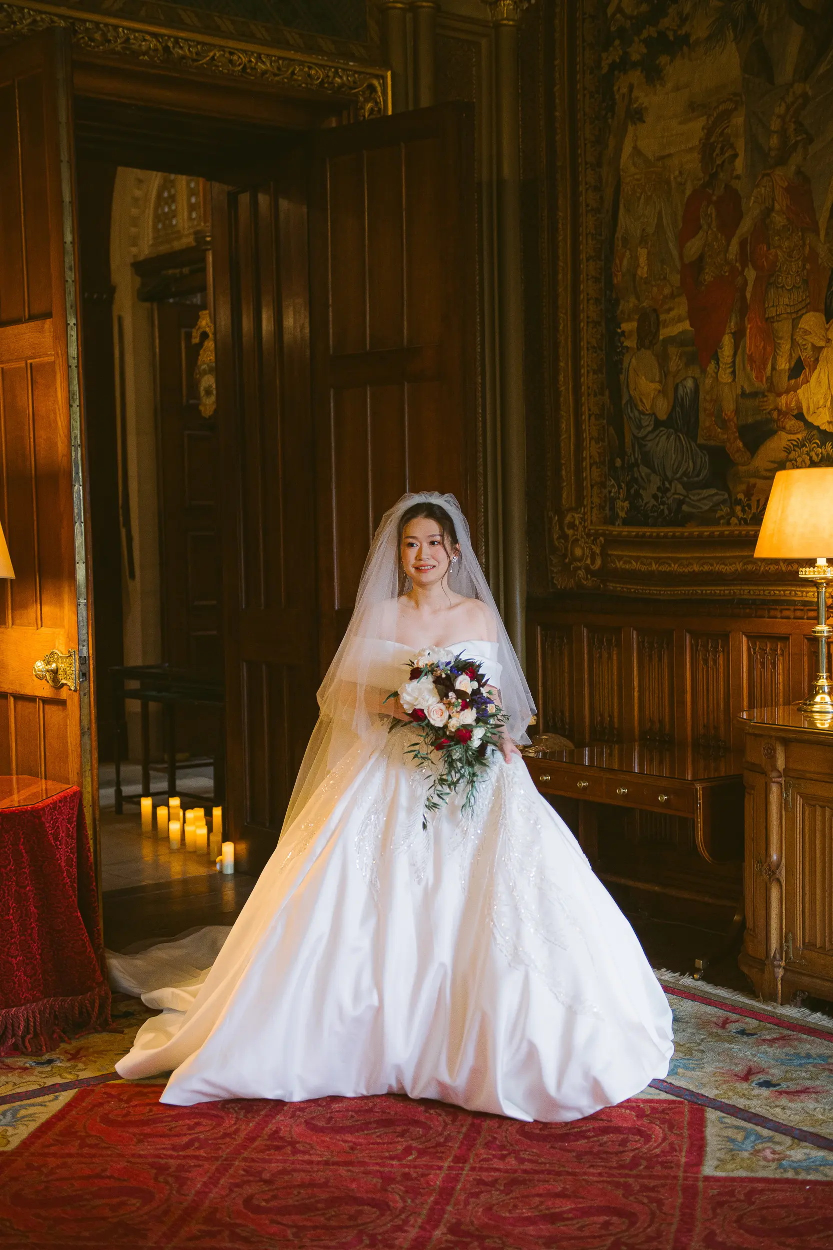 Amy and Derek's Eastnor Castle wedding photographed by Janis Ratnieks