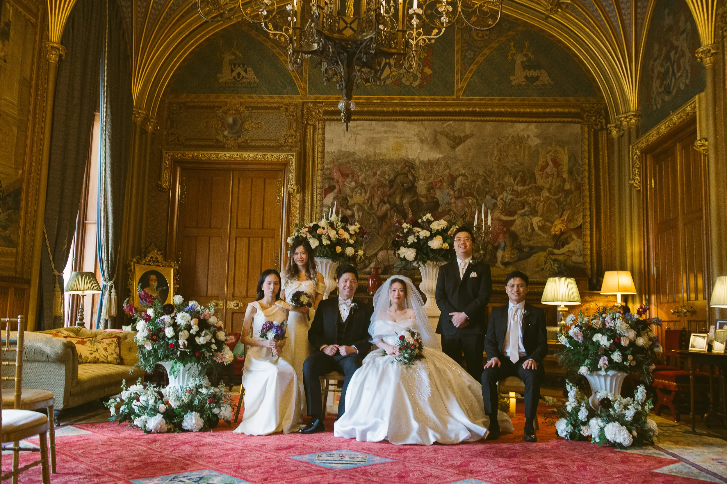 Amy and Derek's Eastnor Castle wedding photographed by Janis Ratnieks