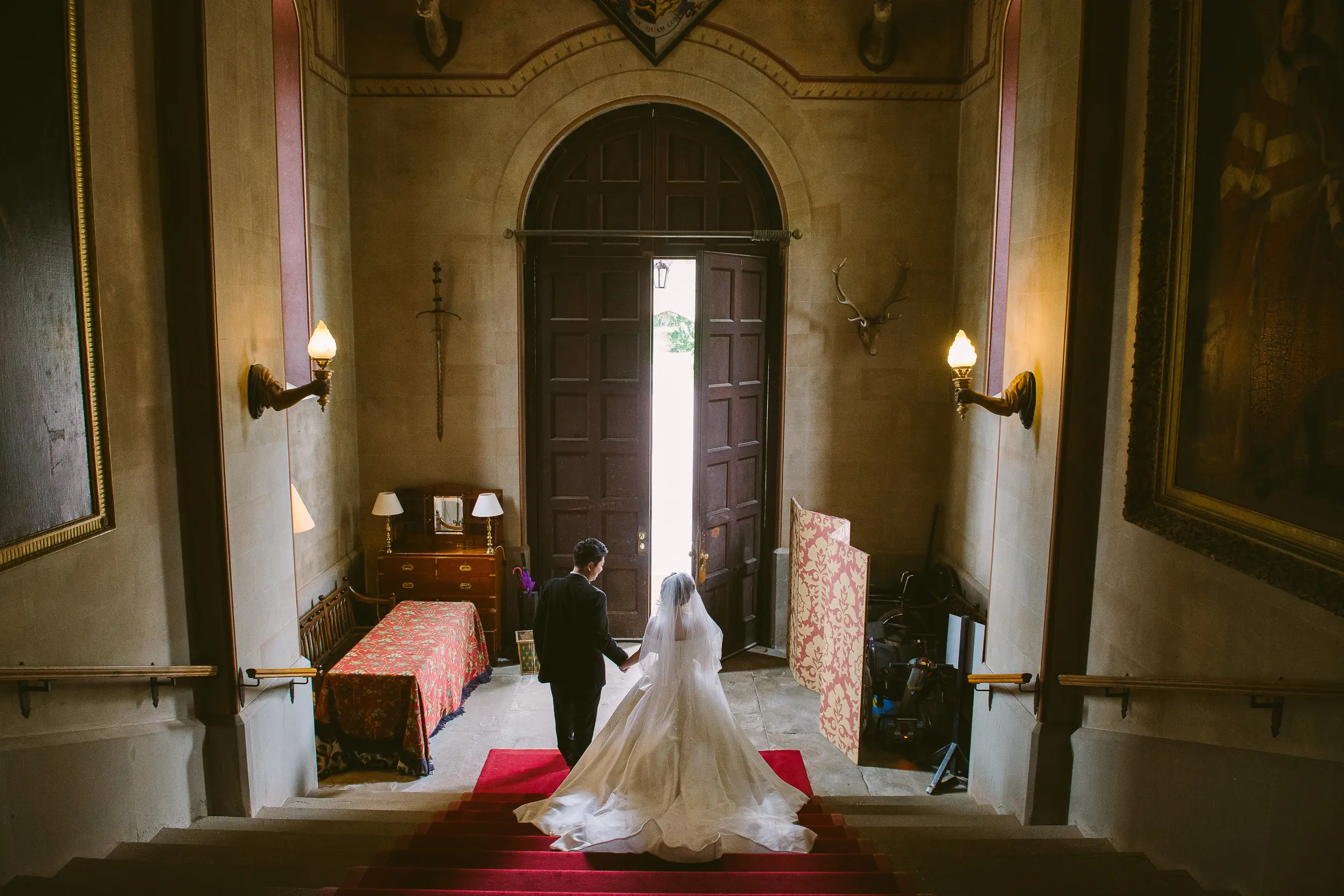 Amy and Derek's Eastnor Castle wedding photographed by Janis Ratnieks