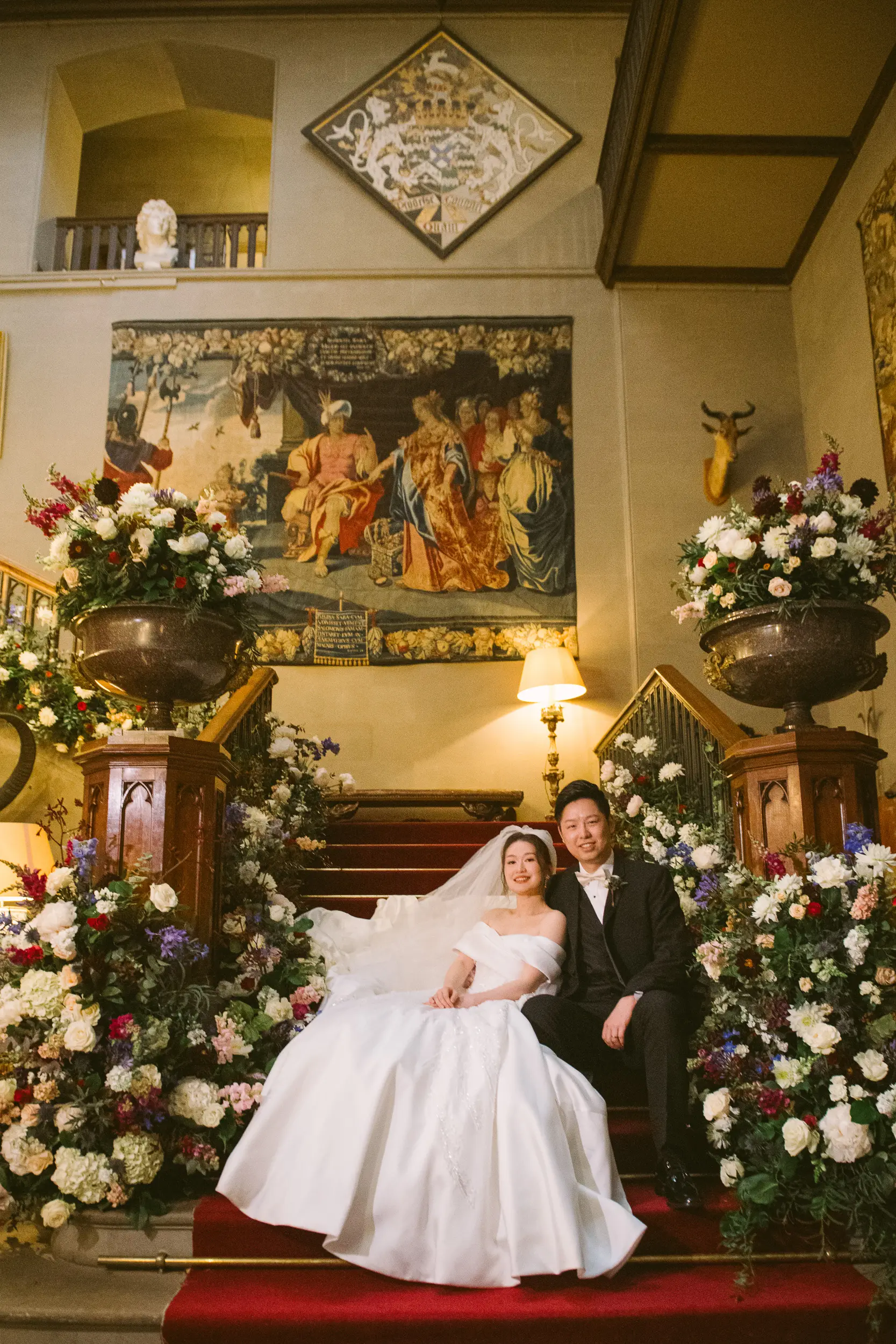 Amy and Derek's Eastnor Castle wedding photographed by Janis Ratnieks