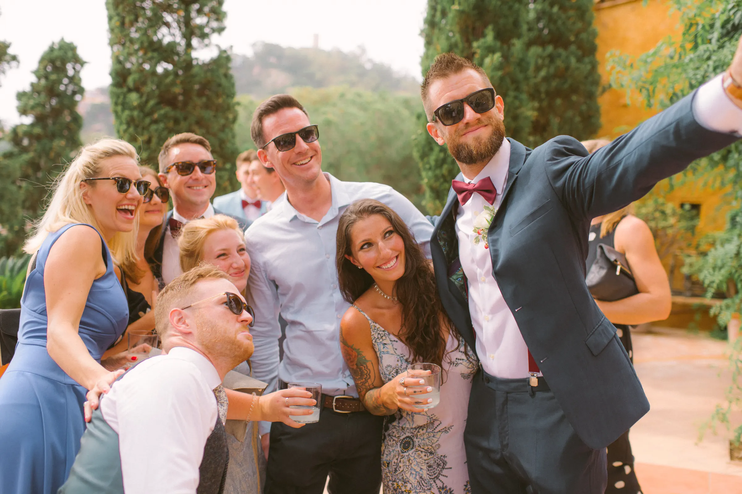 Sara and Kieran's Sant Pere del Bosc wedding in Spain