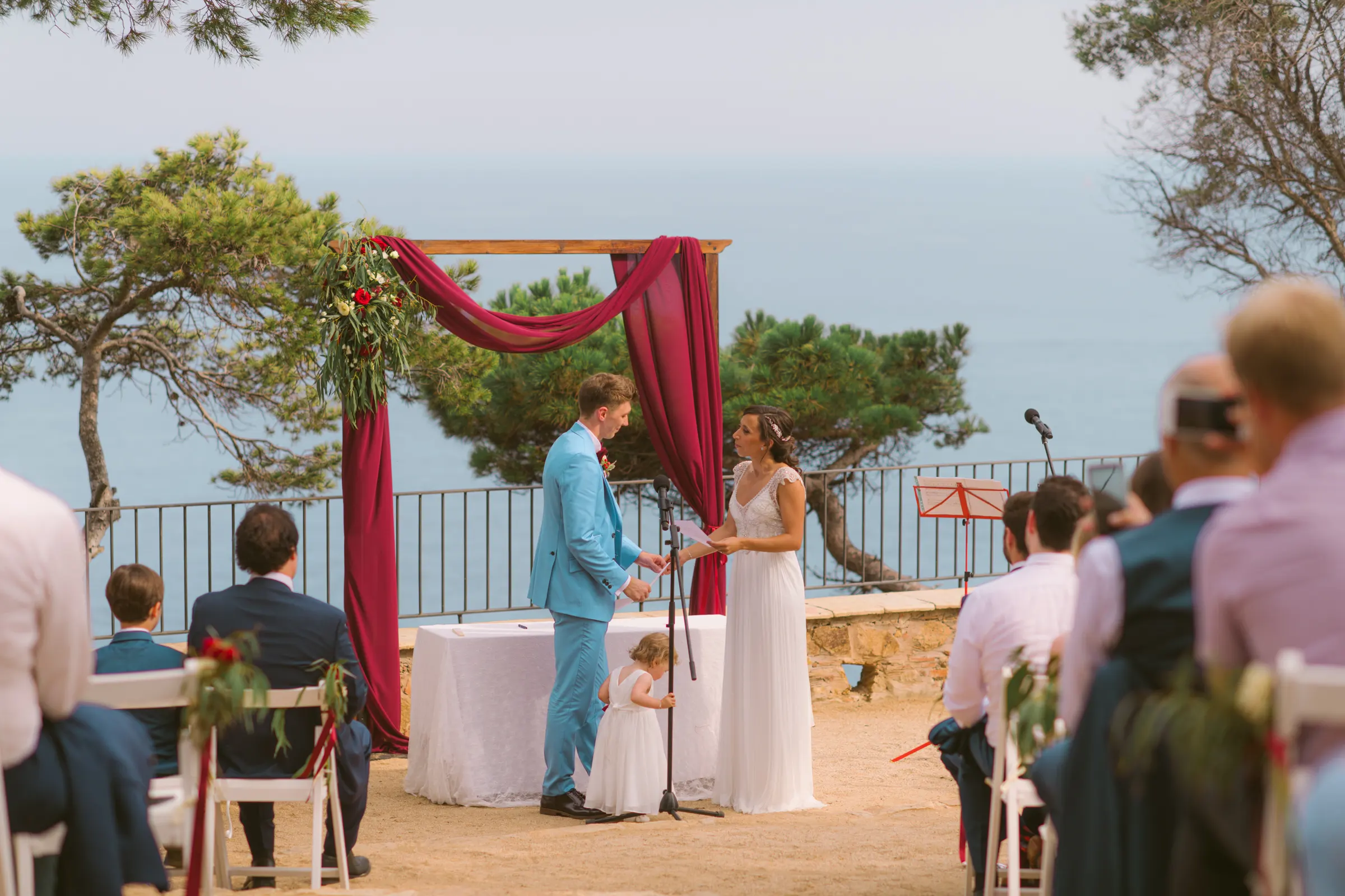 Sara and Kieran's Sant Pere del Bosc wedding in Spain
