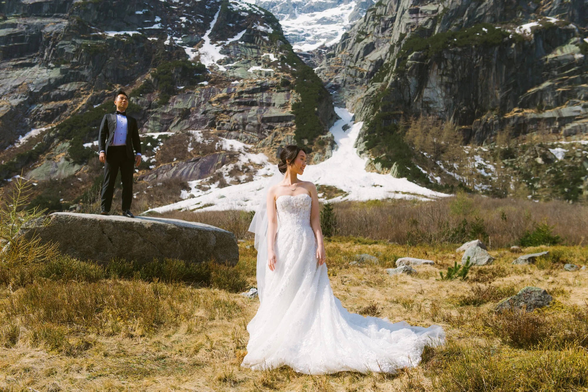 Swiss Alps pre-wedding session, photograph 37