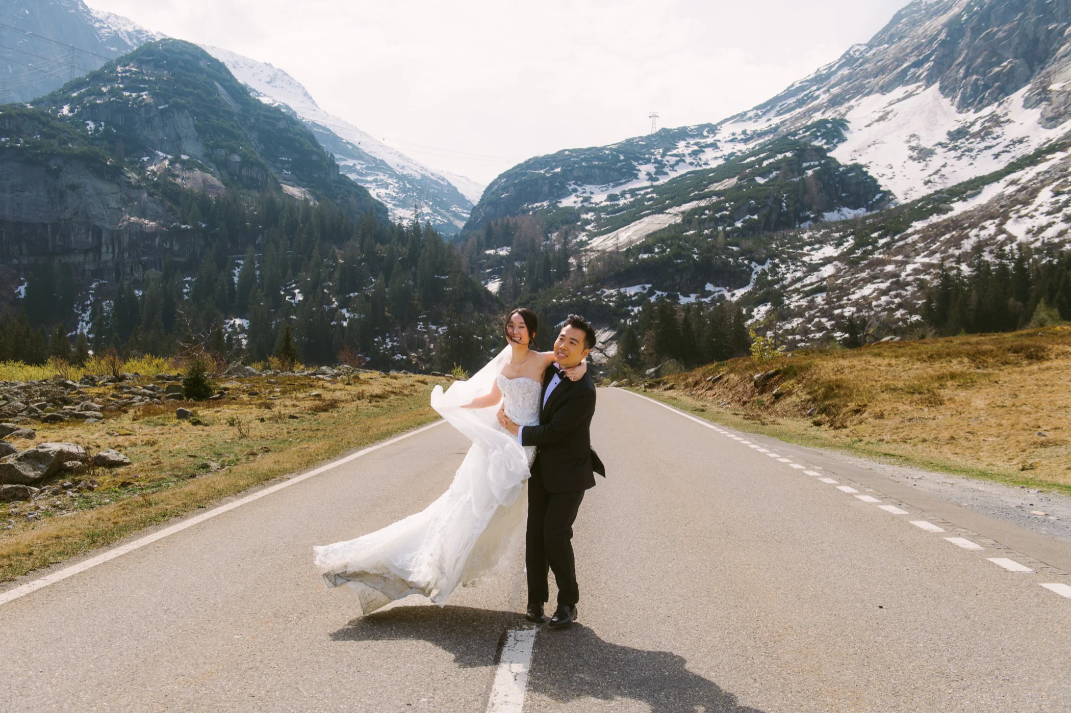 Swiss Alps pre-wedding session, photograph 40