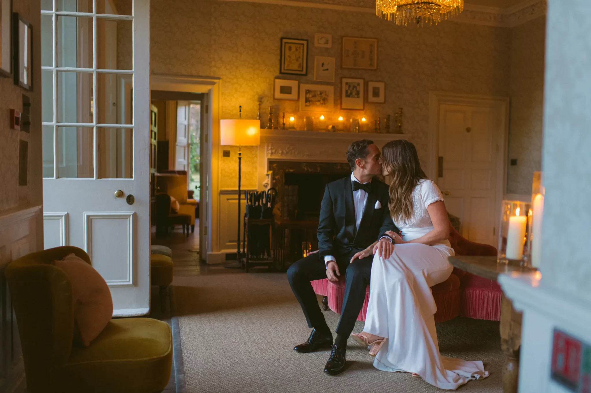 Real wedding at Babington House in Somerset, photograph 10 by Janis Ratnieks