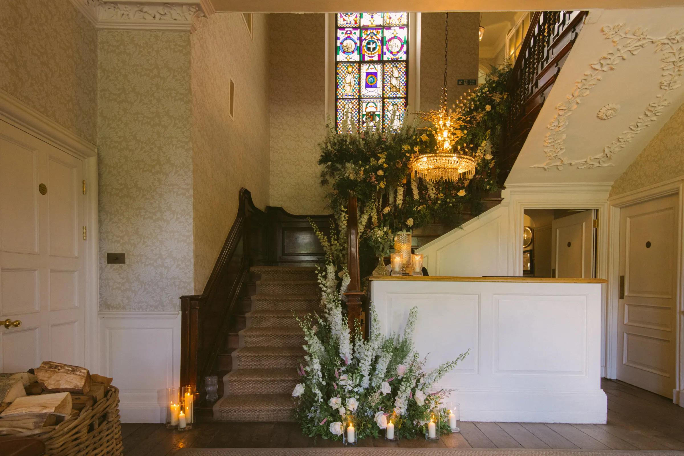 Real wedding at Babington House in Somerset, photograph 11 by Janis Ratnieks