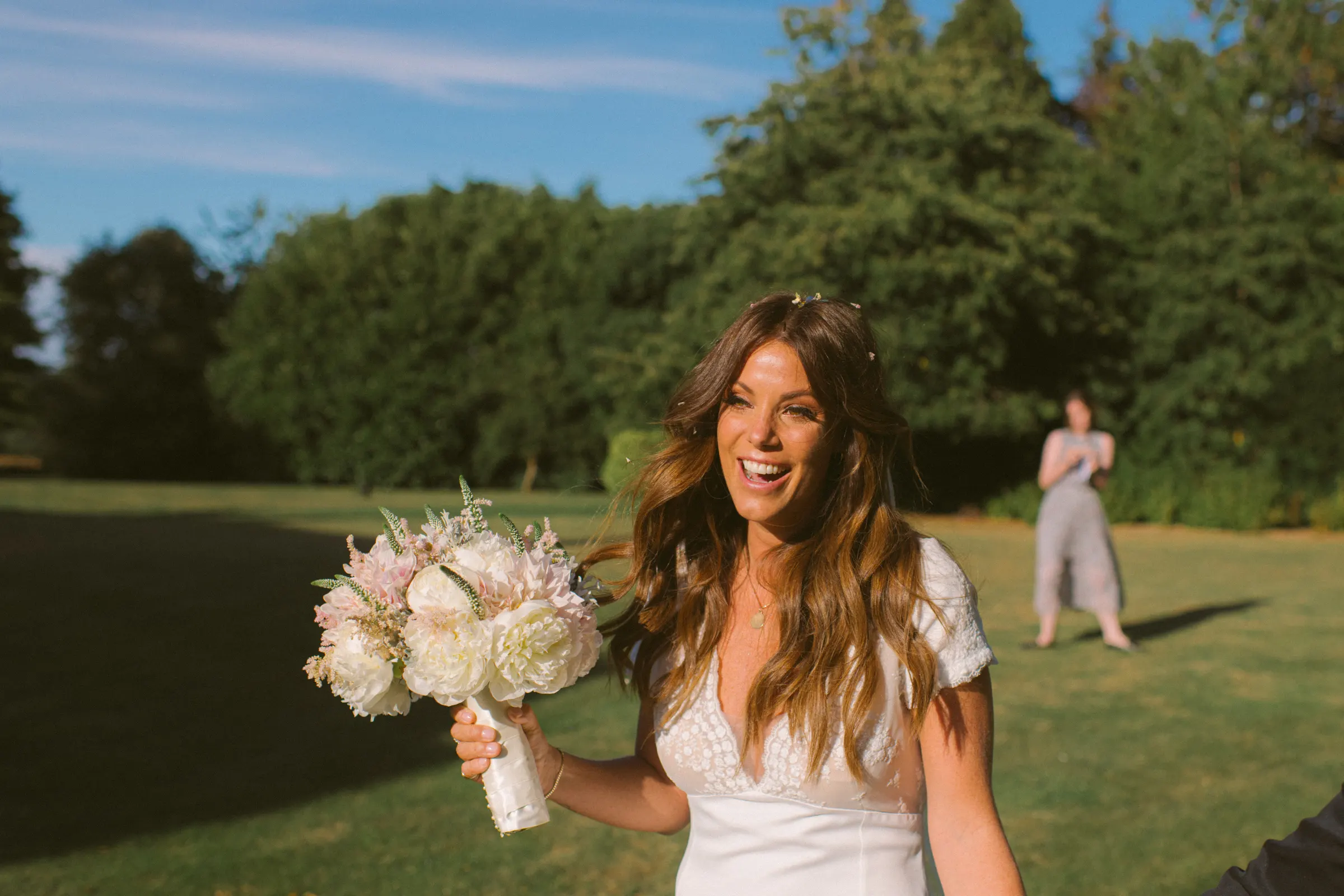 Real wedding at Babington House in Somerset, photograph 35 by Janis Ratnieks