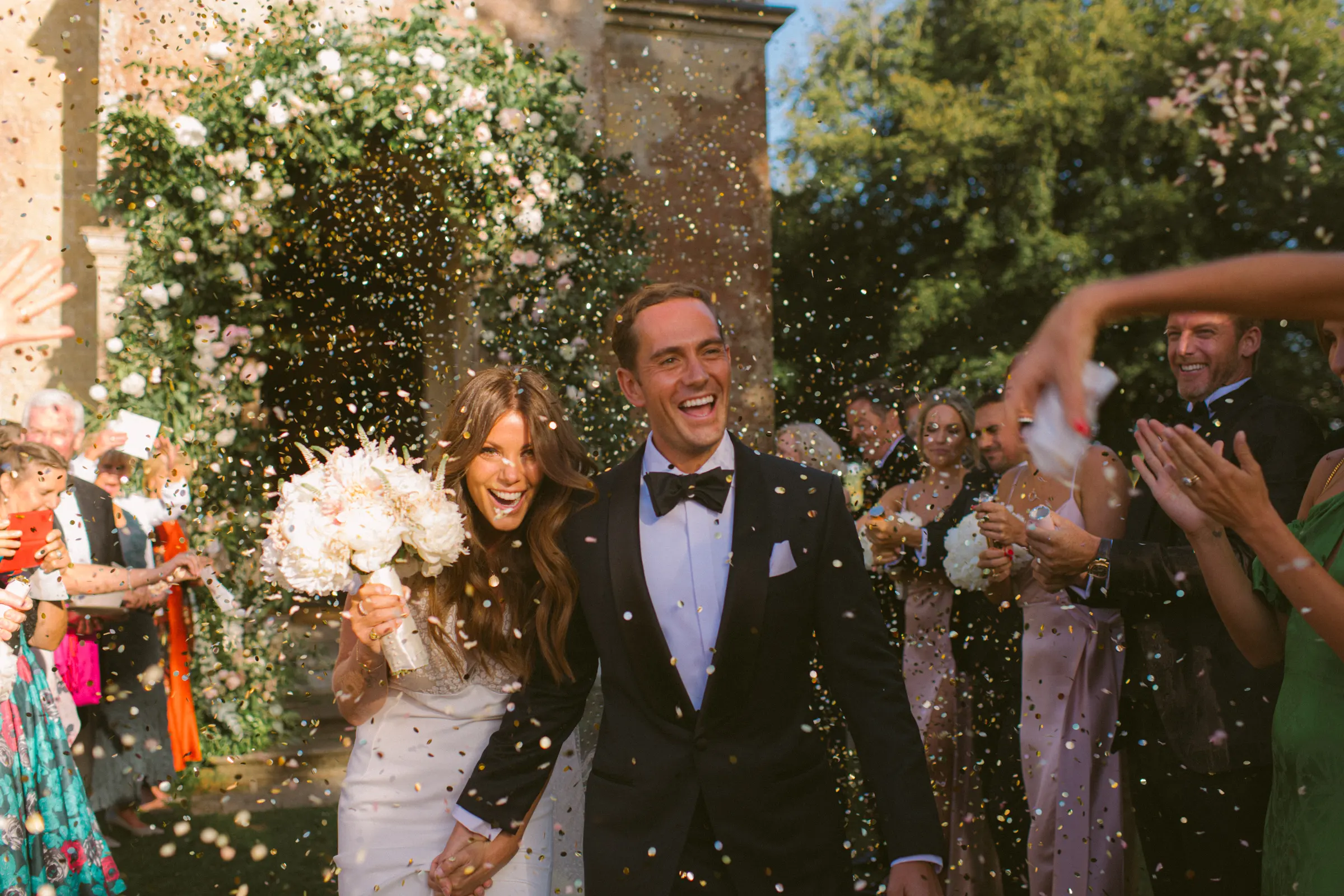 Real wedding at Babington House in Somerset, photograph 37 by Janis Ratnieks