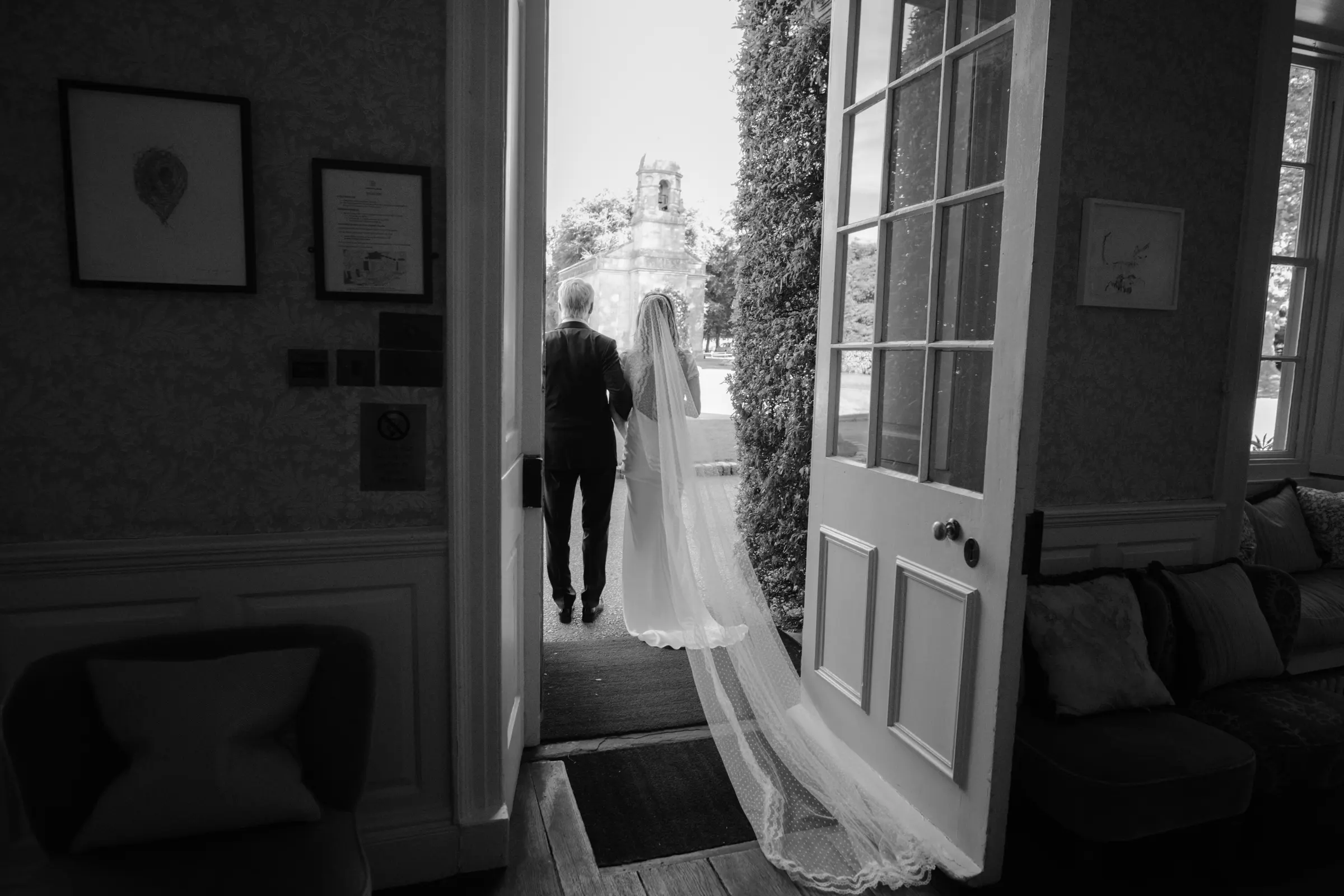 Real wedding at Babington House in Somerset, photograph 43 by Janis Ratnieks