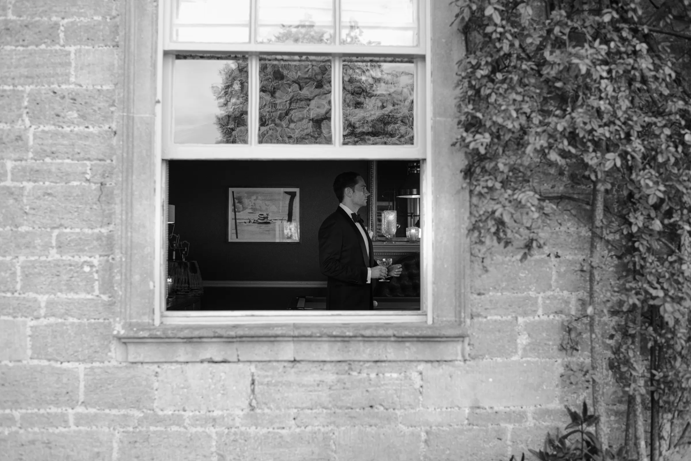 Real wedding at Babington House in Somerset, photograph 48 by Janis Ratnieks