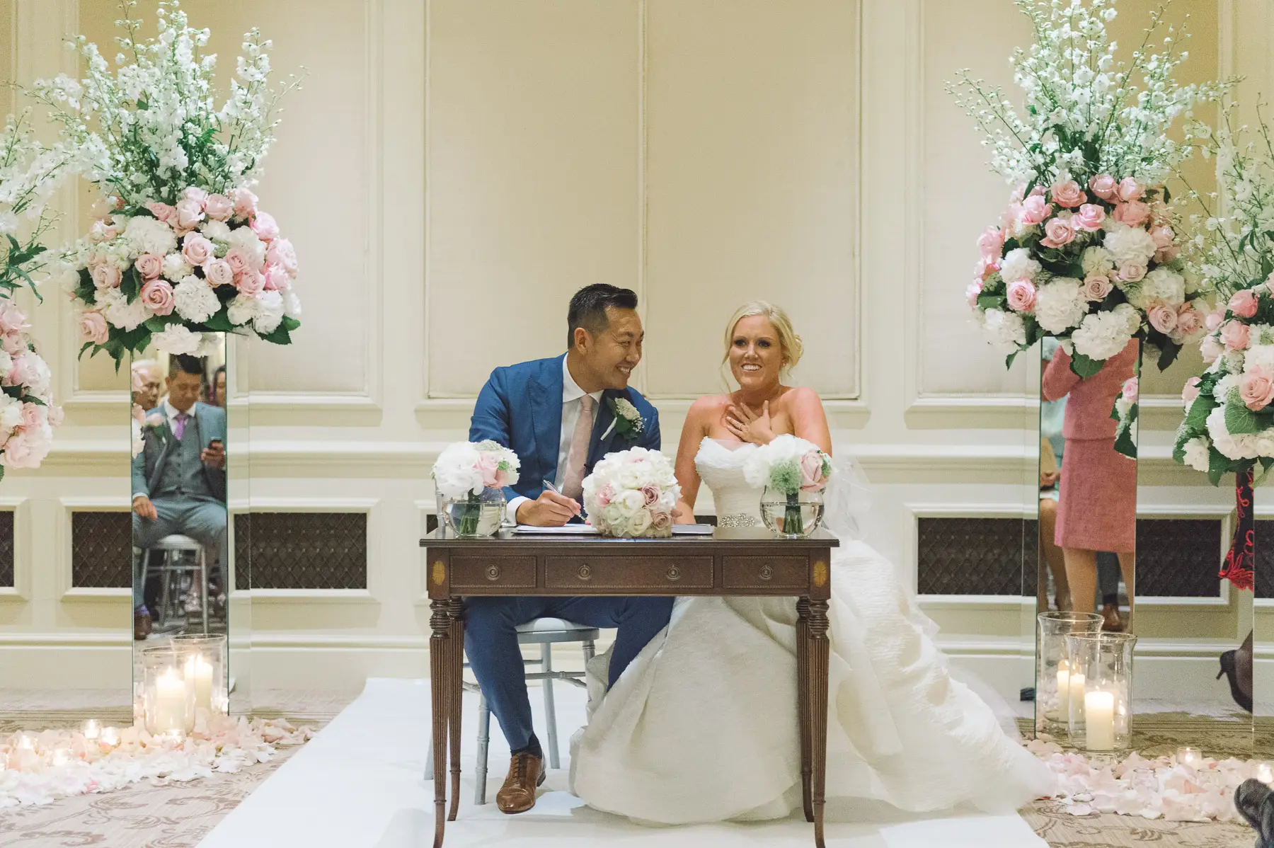 Clare and Hung’s Four Seasons Hampshire wedding, photograph 80 by Janis Ratnieks