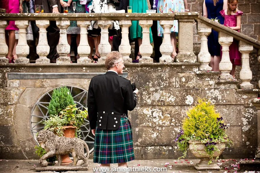 Ellie and James’s Clearwell Castle wedding, photograph 14 by Janis Ratnieks