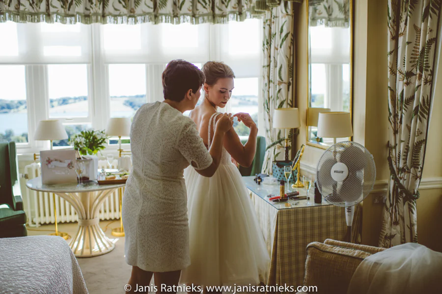 Korrina and Richard’s Hambleton Hall wedding, photograph 11 by Janis Ratnieks