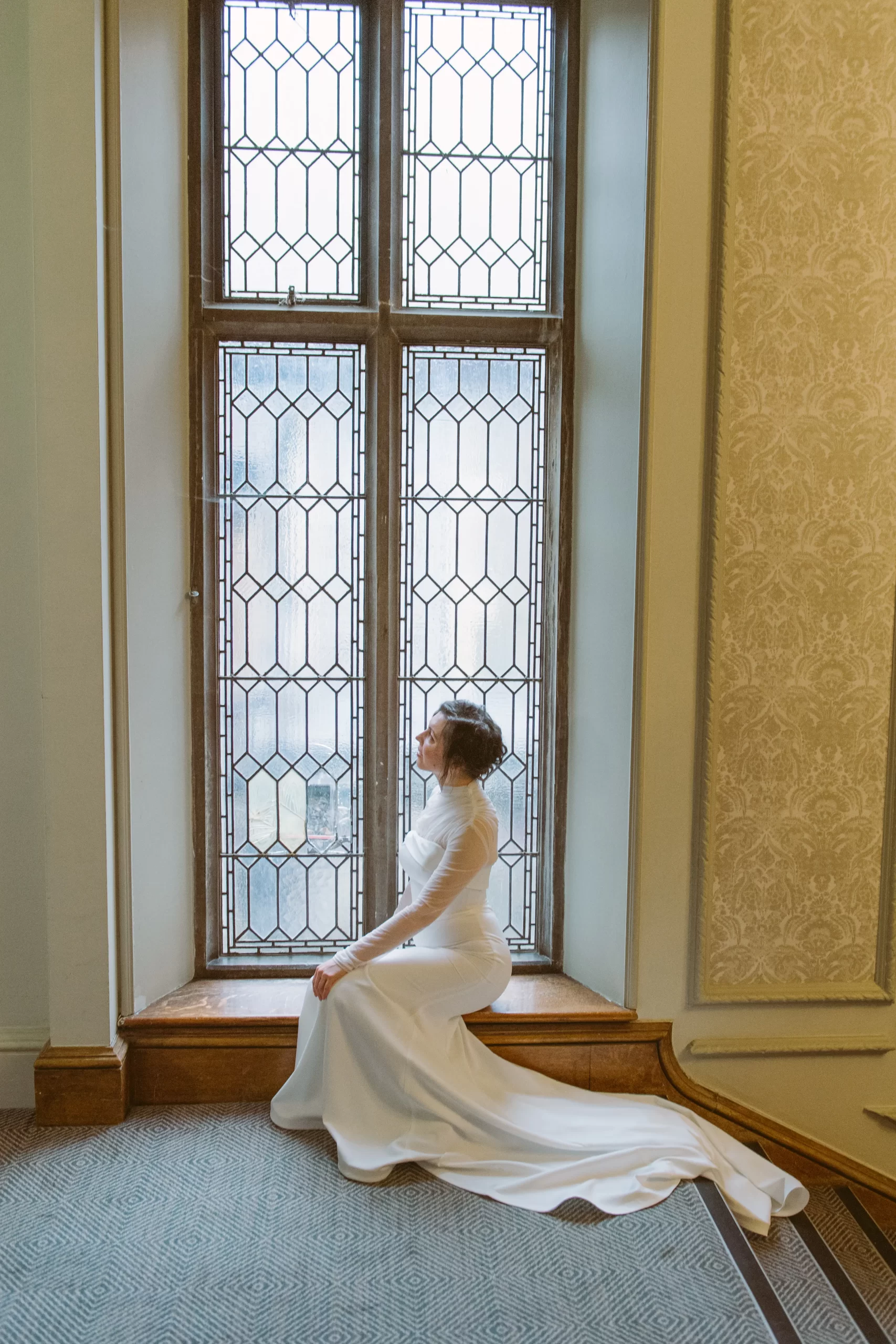 Elena and Andrew’s winter wedding at Horsley Towers, photograph 19 by Janis Ratnieks