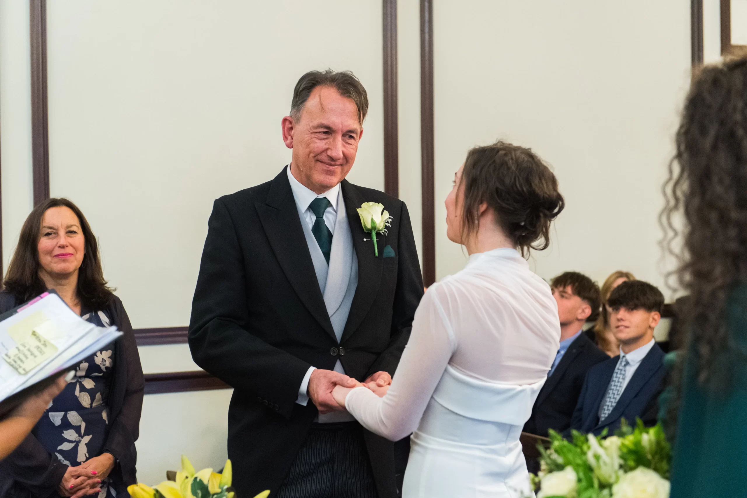 Elena and Andrew’s winter wedding at Horsley Towers, photograph 35 by Janis Ratnieks