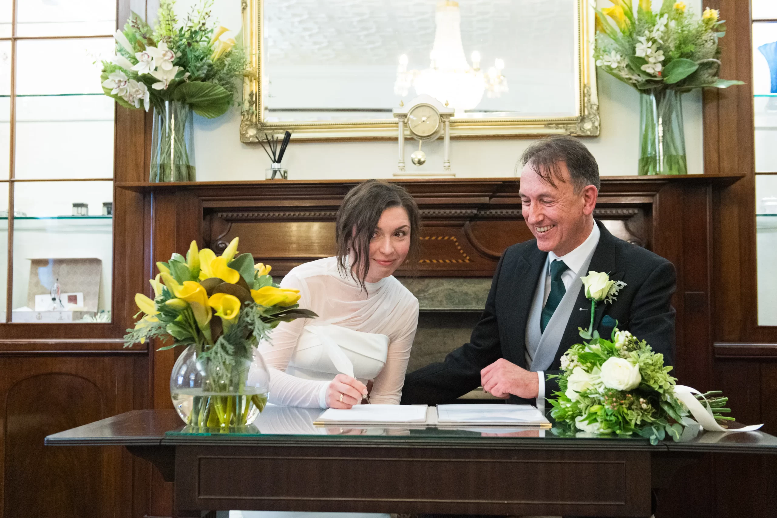 Elena and Andrew’s winter wedding at Horsley Towers, photograph 37 by Janis Ratnieks