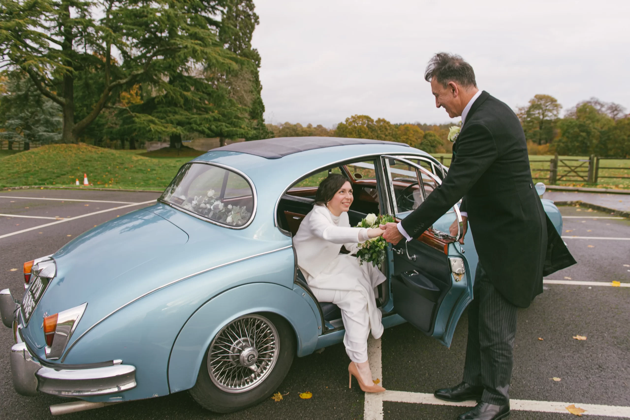 Elena and Andrew’s winter wedding at Horsley Towers, photograph 43 by Janis Ratnieks