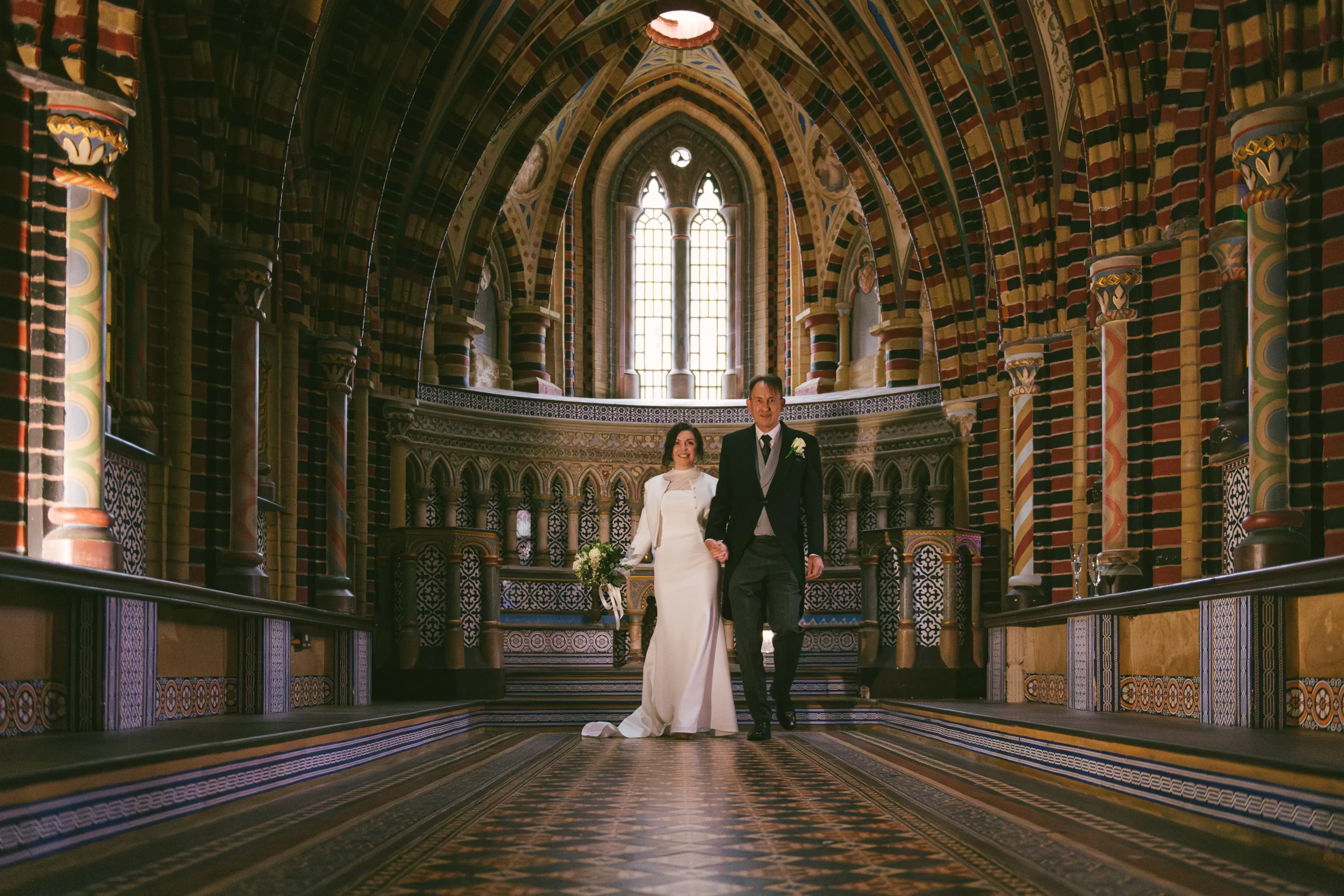 Elena and Andrew’s winter wedding at Horsley Towers, photograph 44 by Janis Ratnieks