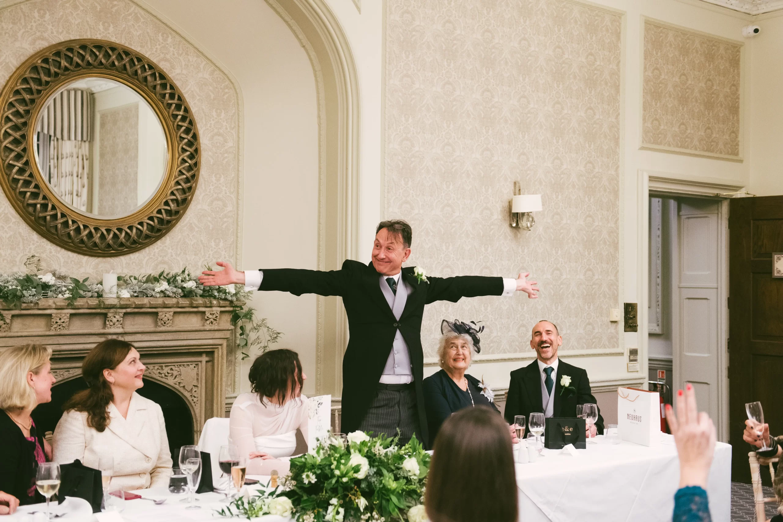 Elena and Andrew’s winter wedding at Horsley Towers, photograph 68 by Janis Ratnieks
