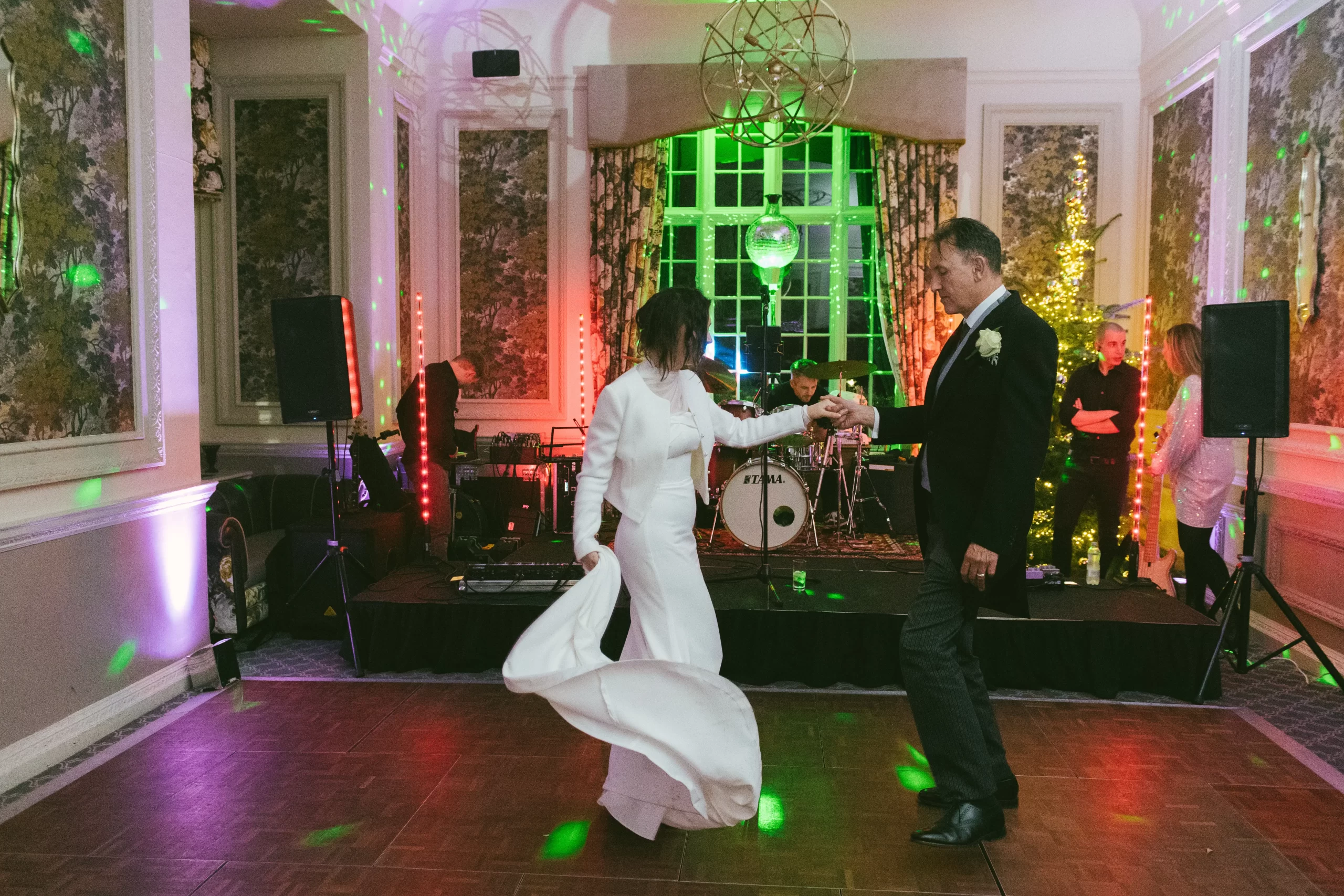 Elena and Andrew’s winter wedding at Horsley Towers, photograph 75 by Janis Ratnieks