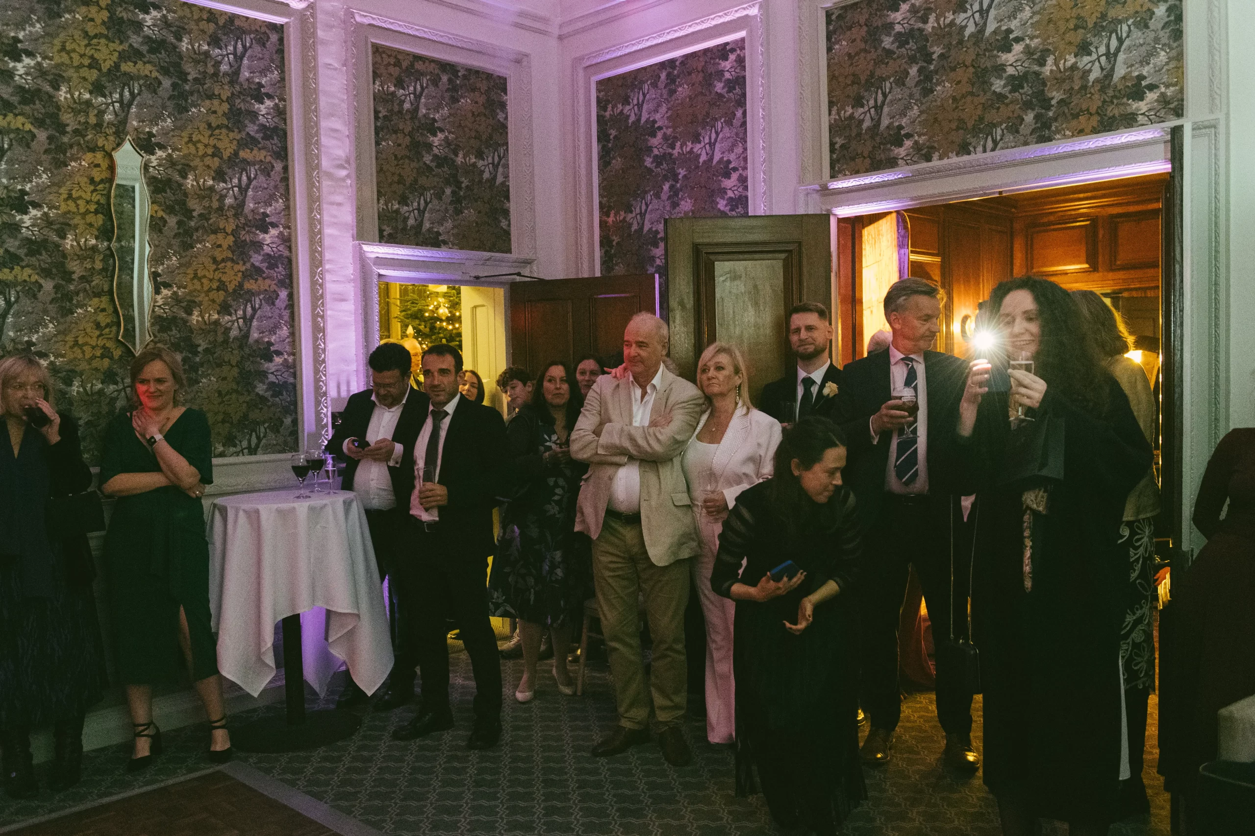 Elena and Andrew’s winter wedding at Horsley Towers, photograph 76 by Janis Ratnieks