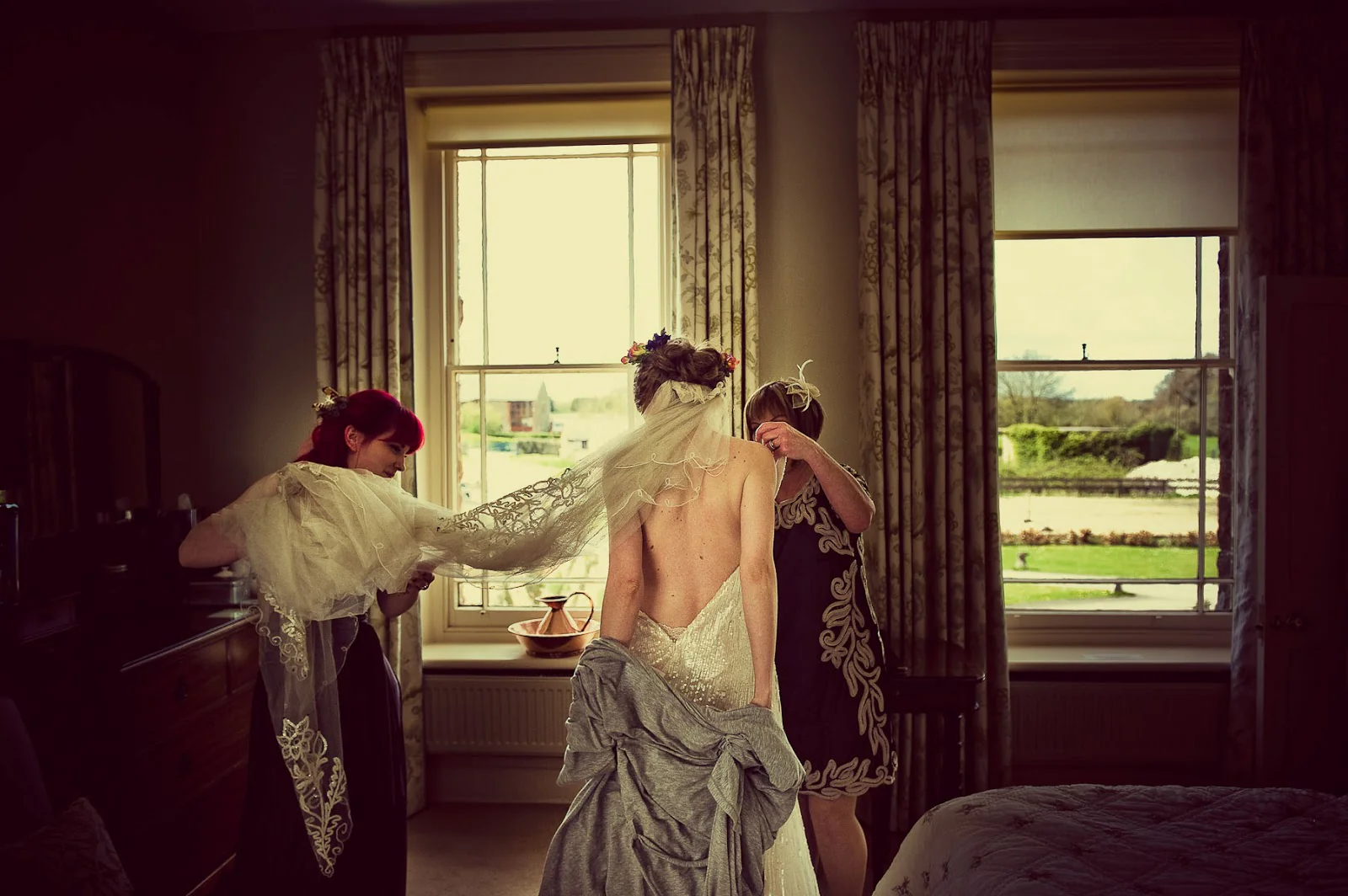 Real barn wedding in Wiltshire, photograph 15 by Janis Ratnieks