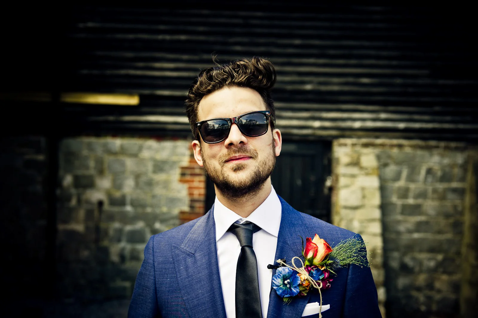 Real barn wedding in Wiltshire, photograph 18 by Janis Ratnieks