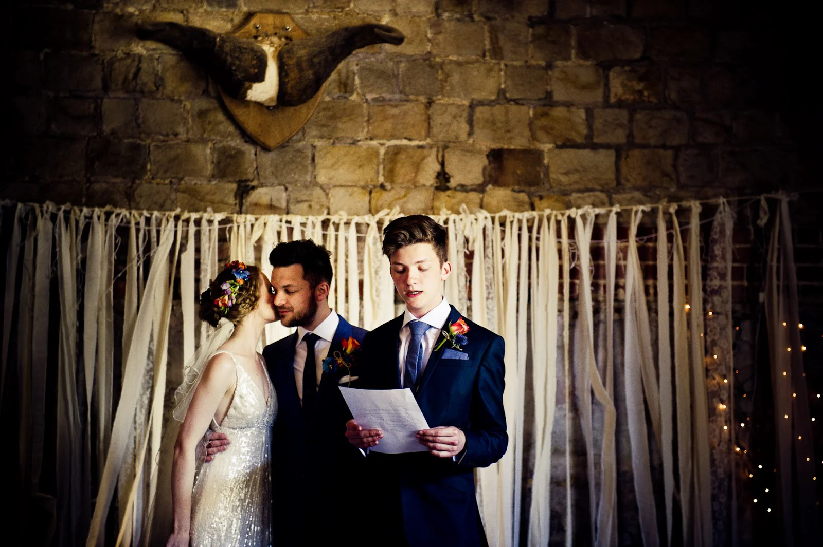 Real barn wedding in Wiltshire, photograph 30 by Janis Ratnieks