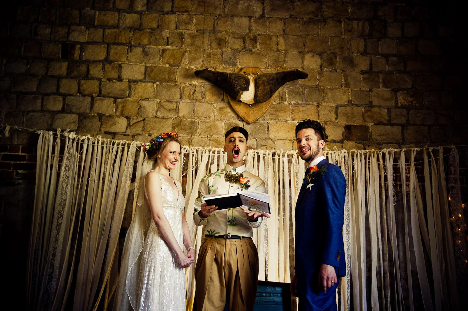 Real barn wedding in Wiltshire, photograph 32 by Janis Ratnieks