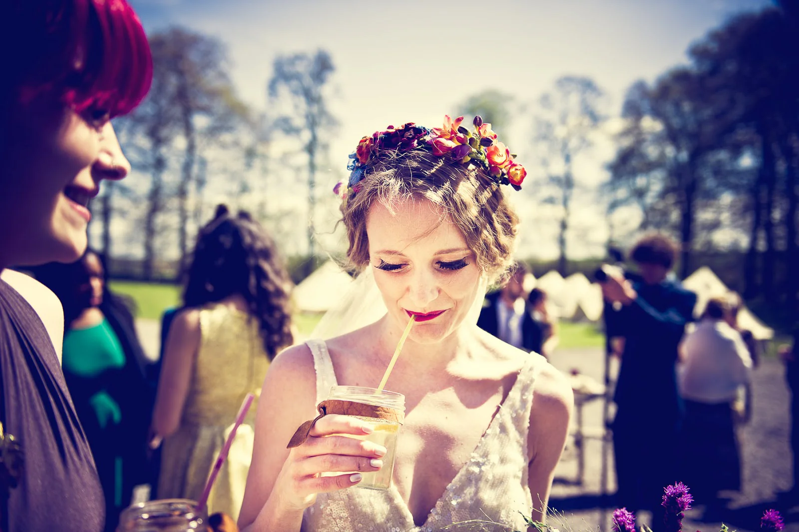 Real barn wedding in Wiltshire, photograph 41 by Janis Ratnieks