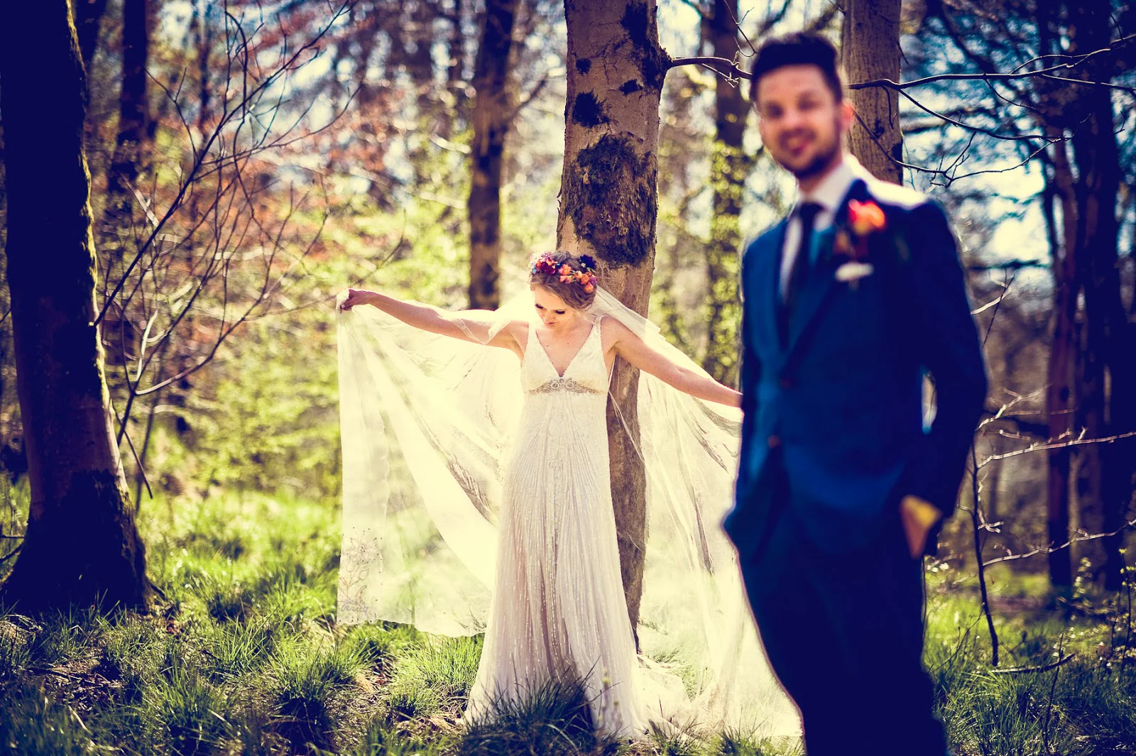 Real barn wedding in Wiltshire, photograph 46 by Janis Ratnieks