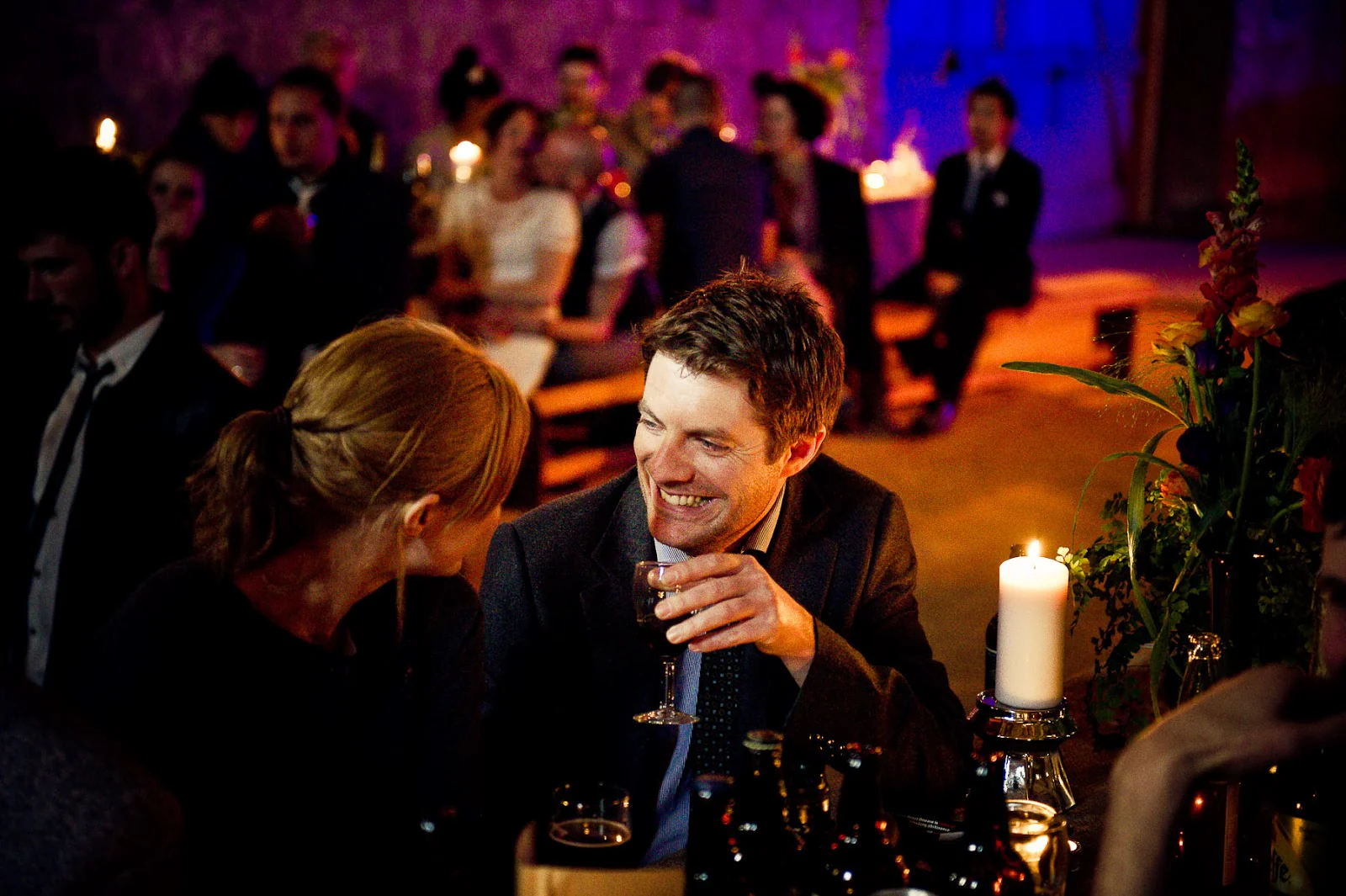 Real barn wedding in Wiltshire, photograph 65 by Janis Ratnieks