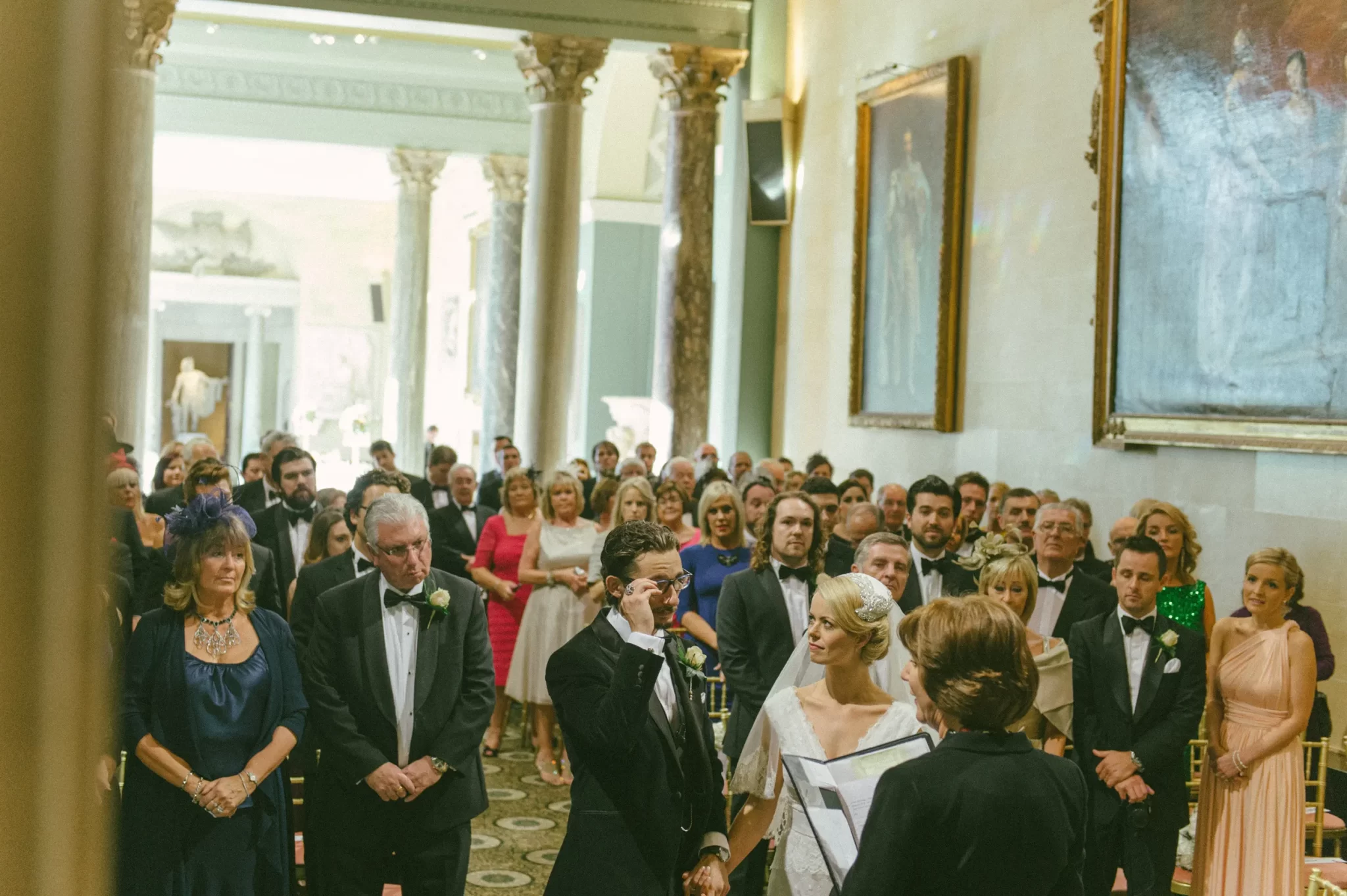 Danny and Shonagh’s Woburn Sculpture Gallery wedding, photograph 50 by Janis Ratnieks