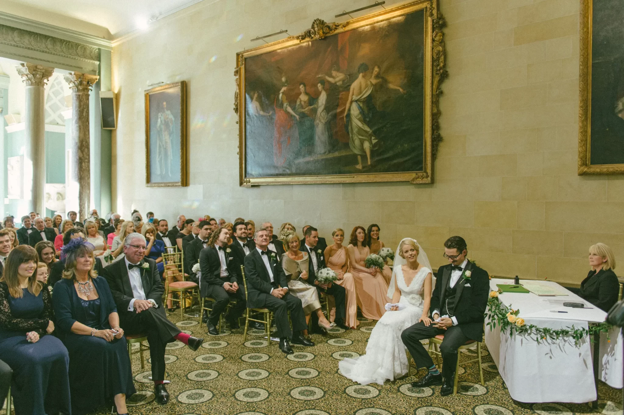 Danny and Shonagh’s Woburn Sculpture Gallery wedding, photograph 55 by Janis Ratnieks
