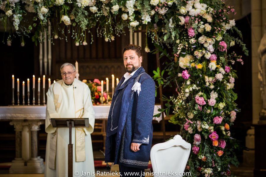 church wedding ceremony in France