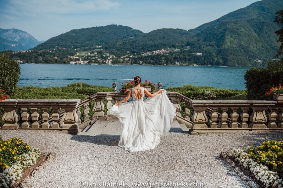 views over lake Como