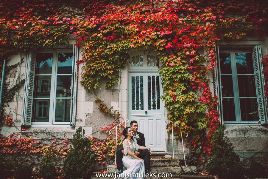 fall wedding in France