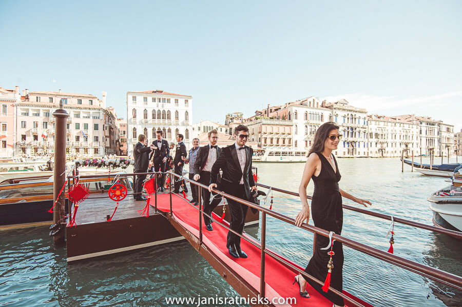 guests arriving