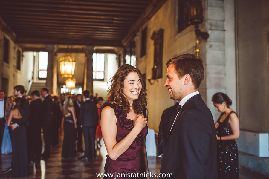 guests mingling