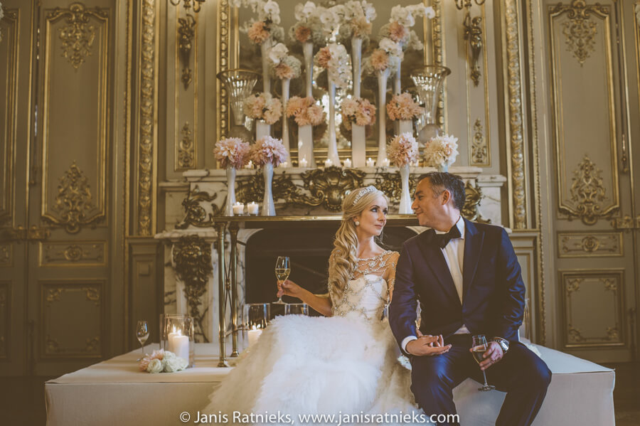 picture perfect Shangri-La Paris destination wedding