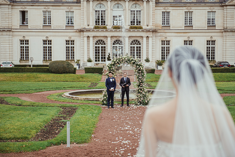 spring wedding in France