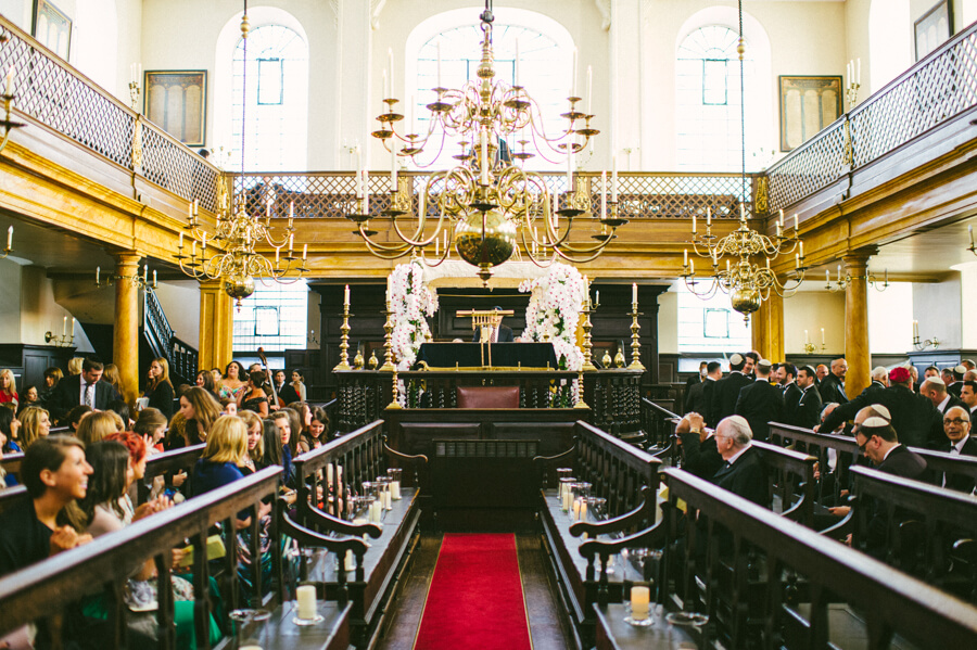 Bevis Mark Synagogue wedding photos