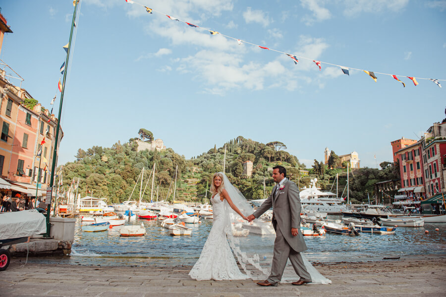 Portofino elopement photoshoot