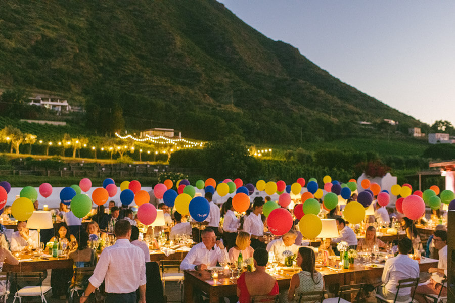 wedding dinner