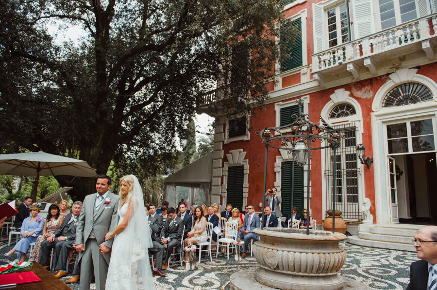wedding in Villa Durazzo Portofino