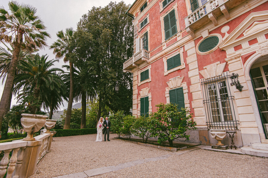 wedding in Villa Durazzo photographer