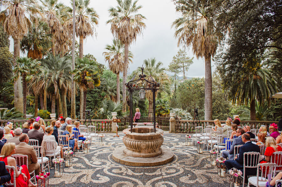 wedding in Villa Durazzo