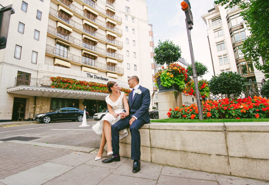 a chick wedding photography at The Dorchester London