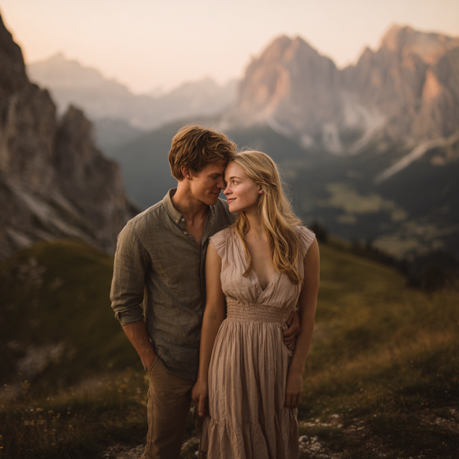 Best Dolomites pre-wedding photographer