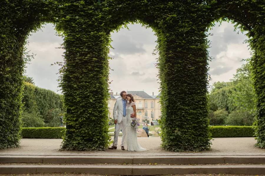Musee Rodin Paris wedding photography